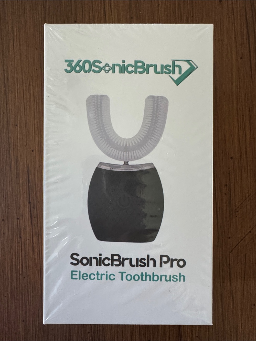 NWT SonicBrush Pro 360 Sonic Electric Toothbrush - White & Black